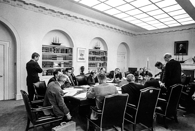 Robert-Kennedy-at-an-Executive-Committee-meeting-during-the-Cuban-Missile-Crisis